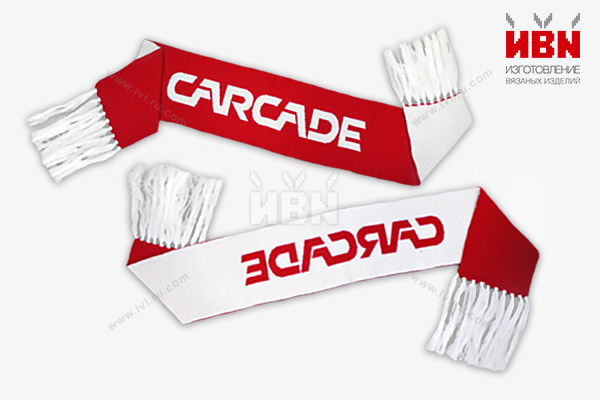 Шарф с логотипом CARCADE